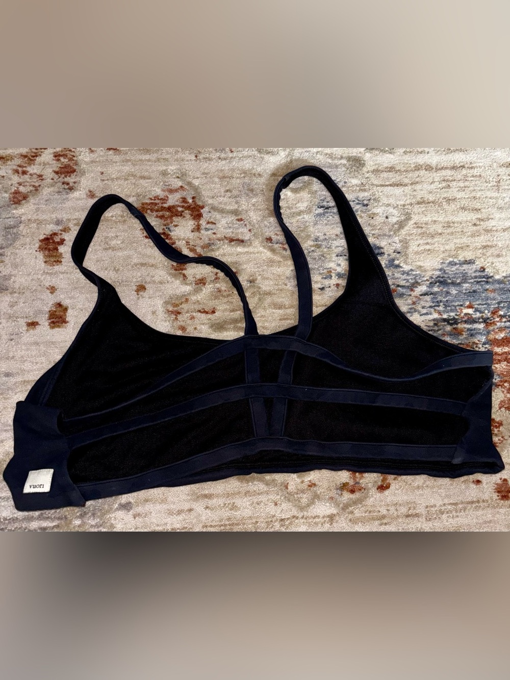 Vuori Yosemite Sports Bra W/ Strappy Cage Back